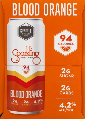 Seattle Cider® Blood Orange Sparkling Hard Cider Perspective: right