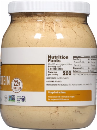 PB2® Performance Peanut Butter Pure Protein Powder Perspective: right