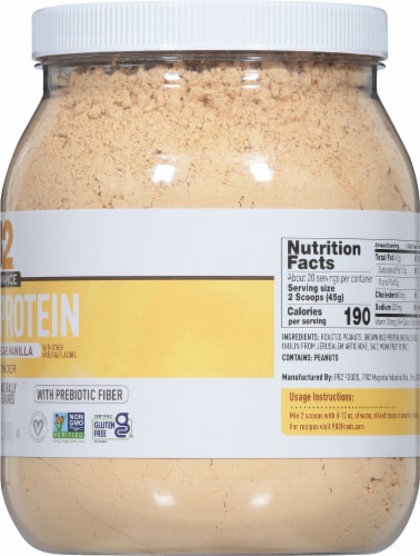PB2® Performance Madagascar Vanilla Peanut Protein Powder Perspective: right