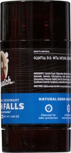 Dr. Squatch® Men's Natural Deodorant Stick Fresh Falls Perspective: right
