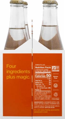 DRY® Sparkling Blood Orange Soda Perspective: right