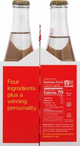 Dry Botanical Bubbly® Sparkling Fuji Apple Soda Bottles Perspective: right