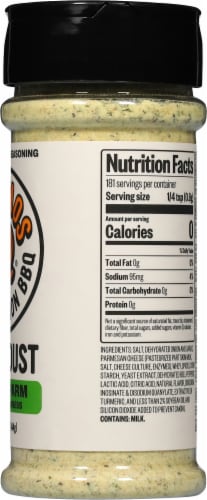 Kosmos Q® Wing Dust® Garlic Parm Wing Seasoning Perspective: right