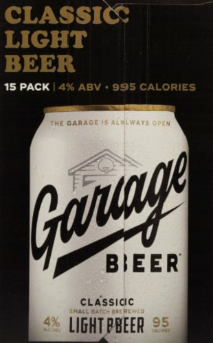 Garage Beer Classic Light Beer Perspective: right