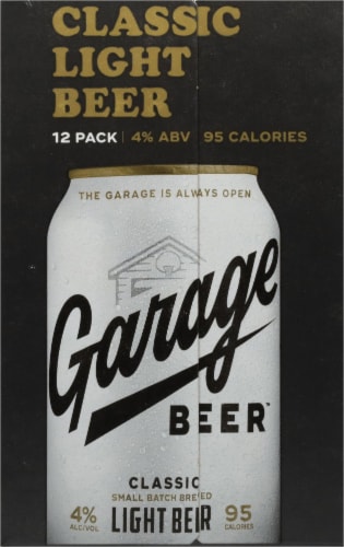 Garage Beer™ Classic Light Beer Perspective: right