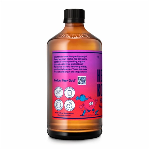 Health-Ade Kombucha® - Pomegranate Blueberry Perspective: right