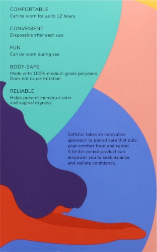 Softdisc Disposable Menstrual Discs Perspective: right