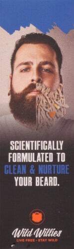 Wild Willies Beard Wash Premium Beard Shampoo Perspective: right