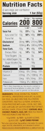 Enlightened® Keto Collection Peanut Butter Chocolate Chip Ice Cream Bar Perspective: right