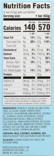 Enlightened Vanilla Dark Chocolate Almond Dipped Ice Cream Bars Perspective: right