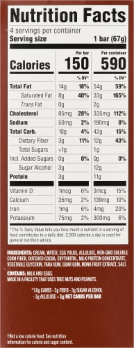 Enlightened® Keto Collection Dark Chocolate Ice Cream Bars Perspective: right