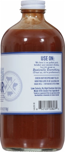 Lillie's Q Zero Sugar Carolina Barbeque Sauce Perspective: right