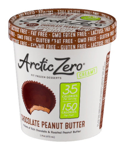 Arctic Zero Chocolate Peanut Butter Frozen Desserts Perspective: right