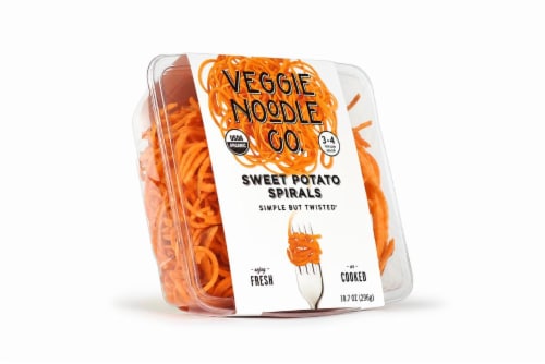 Veggie Noodle Co. Cooked Sweet Potato Spirals Perspective: right