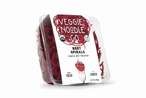 Veggie Noodle Co. Cooked Beet Spirals Perspective: right