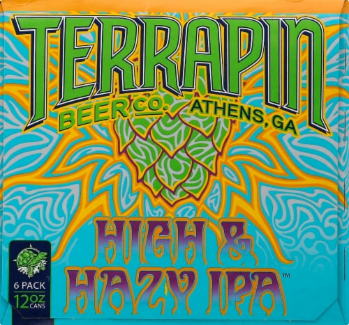 Terrapin Beer Co. High & Hazy IPA Perspective: right