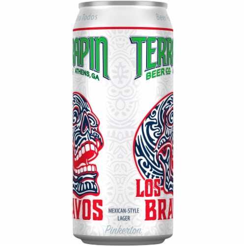 Terrapin Beer Co. Los Bravos Mexican-Style Lager Beer Perspective: right