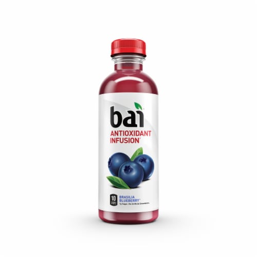 Bai® Antioxidant Infused Brasilia Blueberry Flavored Bottled Water Perspective: right