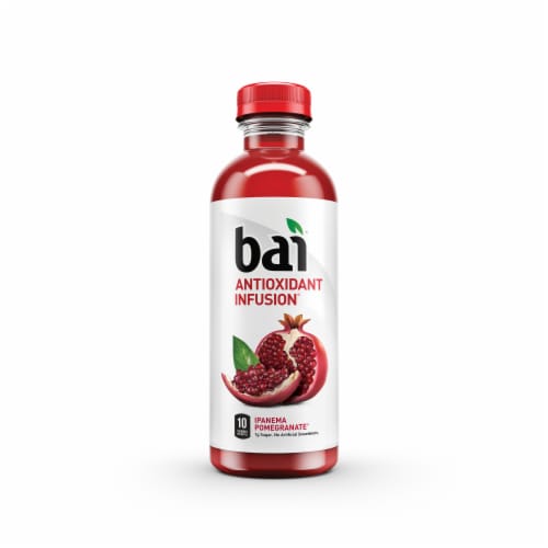 Bai® Antioxidant Infused Ipanema Pomegranate Flavored Bottled Water Perspective: right