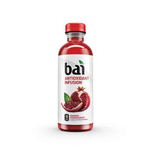 Bai® Antioxidant Infused Ipanema Pomegranate Flavored Bottled Water Perspective: right
