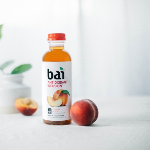 Bai® Antioxidant Infused Panama Peach Flavored Bottled Water Perspective: right