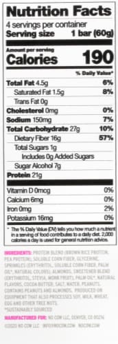 No Cow® Birthday Cake Protein Bars Perspective: right