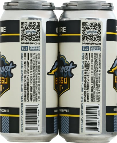 Oakshire Brewing Co. Overcast Espresso Stout Perspective: right