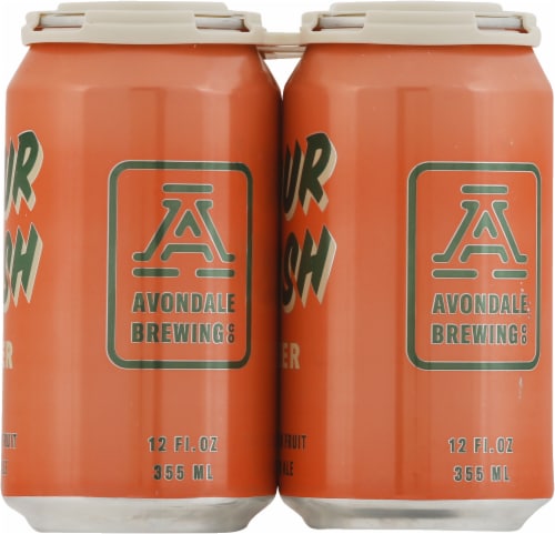 Avondale Brewing Sour Pash Passion Fruit Sour Ale Perspective: right
