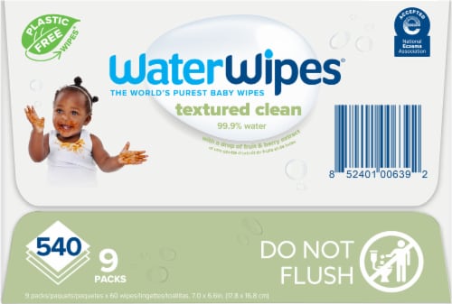 WaterWipes® Soapberry Baby Wipes Perspective: right