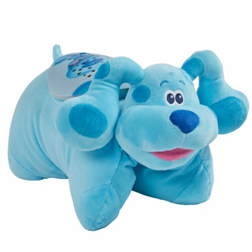 Pillow Pets Nickelodeon Blue's Clues Blue Sleeptime Lite Plush Toy Perspective: right