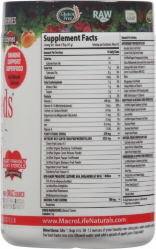 MacroLife Naturals Miracle Reds Antioxidant Super Food Perspective: right