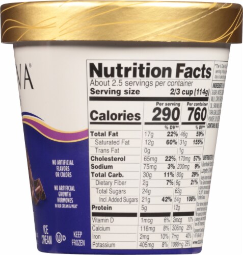 Godiva® Midnight Swirl Ice Cream Perspective: right