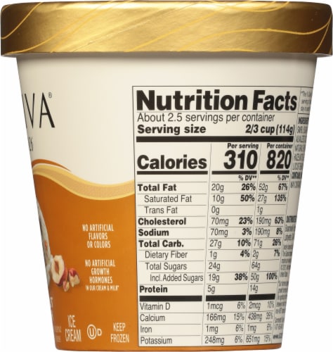 Godiva® Belgium 1926 Hazelnut Crunch Ice Cream Perspective: right