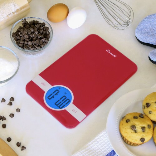 Escali Ciro Red Digital Scale Perspective: right
