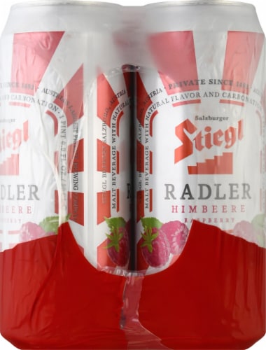 Stiegl Raspberry Radler Beer Perspective: right