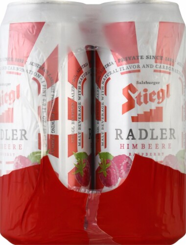 Stiegl Raspberry Radler Beer Perspective: right