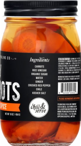 Pernicious Pickling Co. Ginger and Spice Pickled Carrots Perspective: right