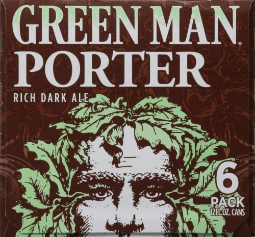Green Man® Porter Rich Dark Ale Perspective: right