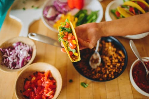 Beyond Meat® Feisty Plant-Based Protein Crumbles Perspective: right