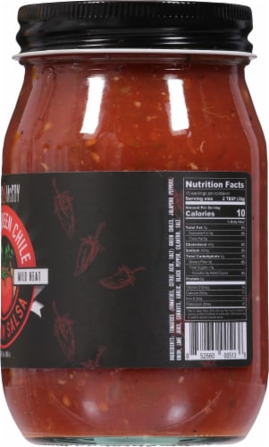 Burns & McCoy Hatch Green Chile Mild Heat Salsa Perspective: right