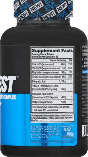 Evlution Nutrition  EVL TEST Perspective: right