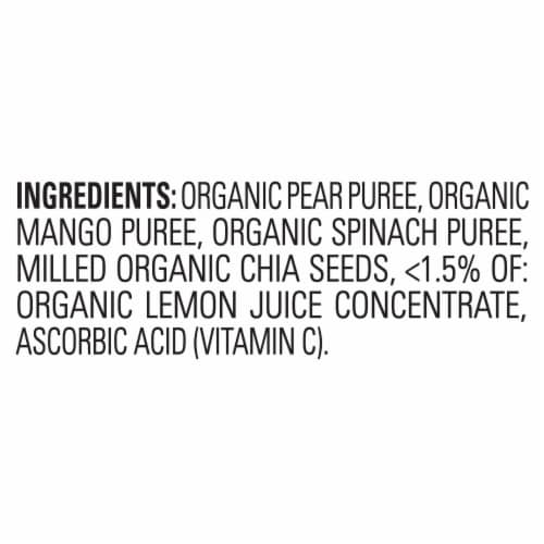 Happy Tot Pears Mangos & Spinach + Super Chia Pouch Perspective: right