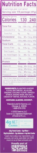 Swerve Keto Friendly Yellow Cake Mix Perspective: right