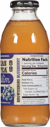 Texas Tea® Slim Brownsboro Blueberry Green Tea Perspective: right