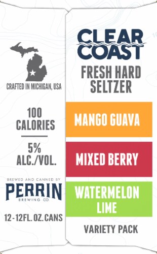 Perrin Clear Coast Hard Seltzer Variety Pack Perspective: right