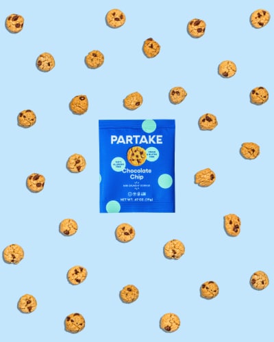 Partake Chocolate Chip Mini Cookie Multipack Perspective: right