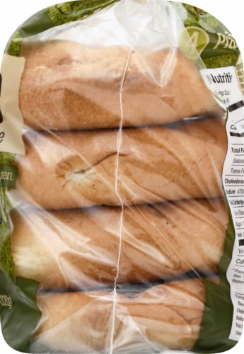 BFree Wheat- & Gluten-Free Plain White Bagels Perspective: right