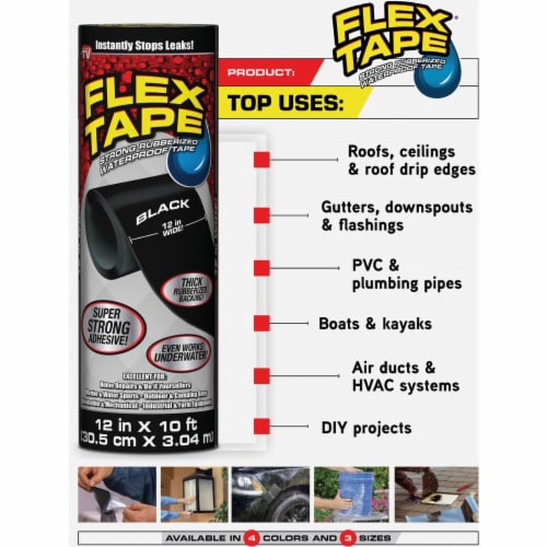FLEX TAPE WHITE 8 X 5 Perspective: right