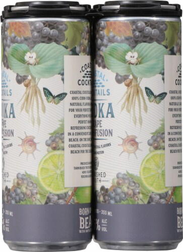 Coastal Cocktails Grape Transfusion Vodka Perspective: right