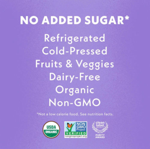 Once Upon a Farm™ Berry Berry Organic Dairy-Free Kids Smoothie Pouch Perspective: right